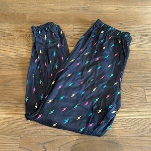 Heartbreaker Junior Girl’s Lightning Bolt Pajama Pants - Size Small